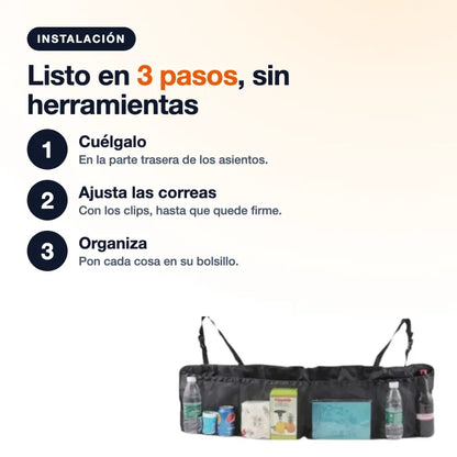 Instalación del organizador de maletero en 3 pasos